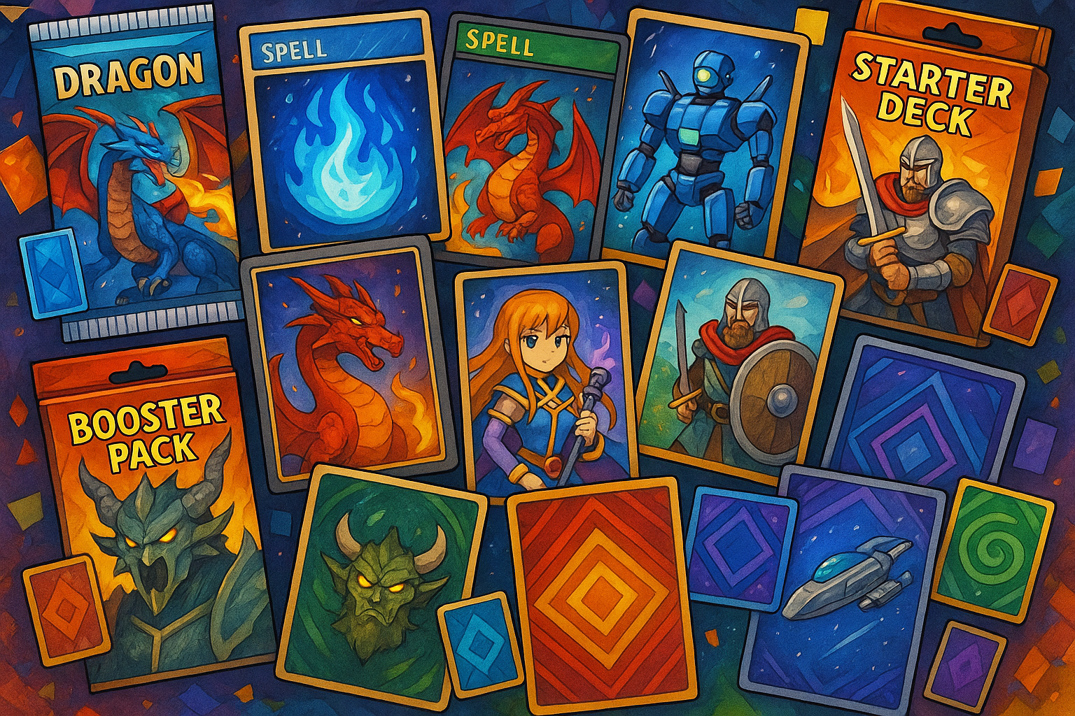 Trading Card Games - Booster Packs & Starter Decks