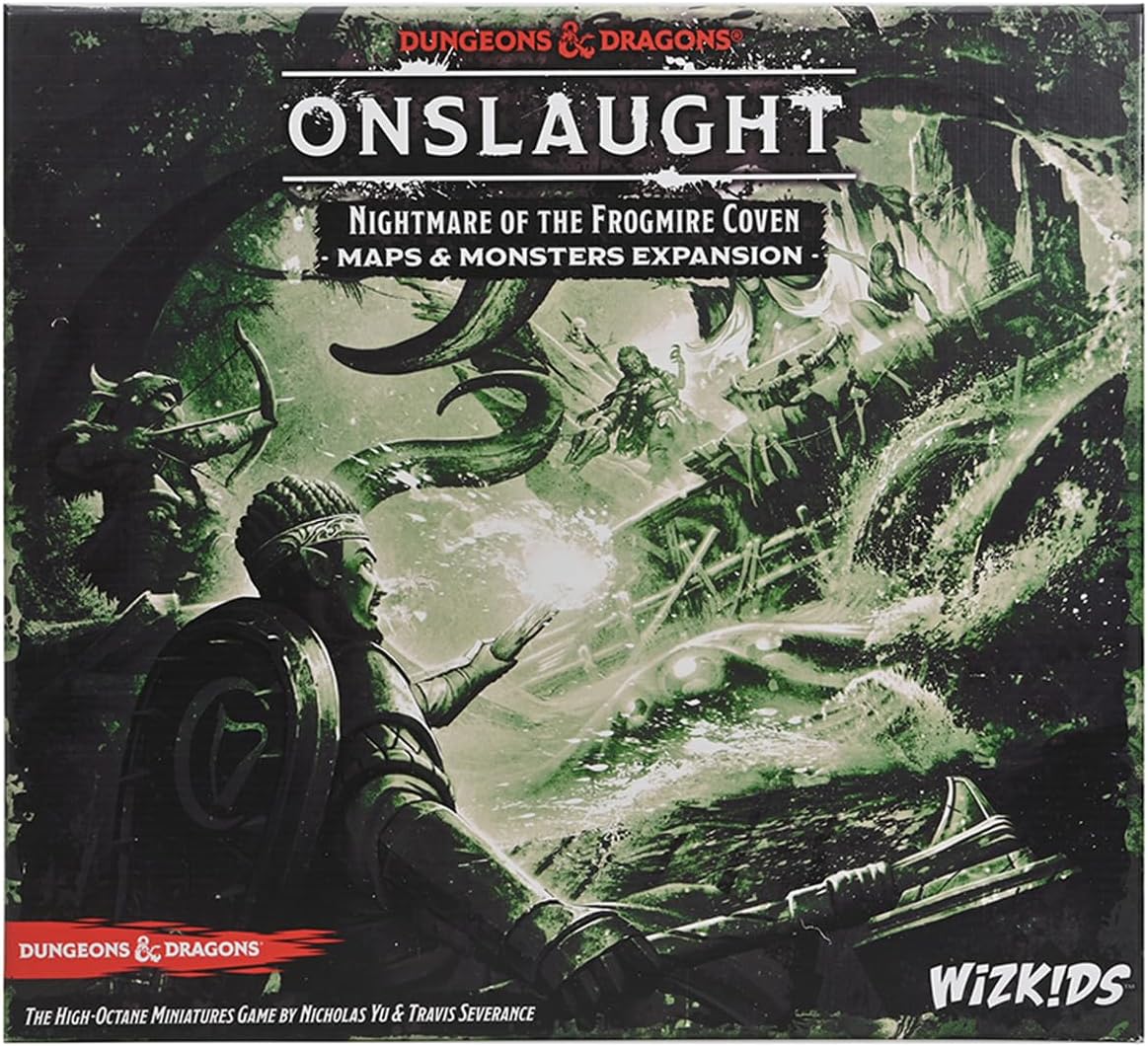 Onslaught: Nightmare of The Frogmire Coven - Maps & Monsters Expansion Pack - Fiveboyz