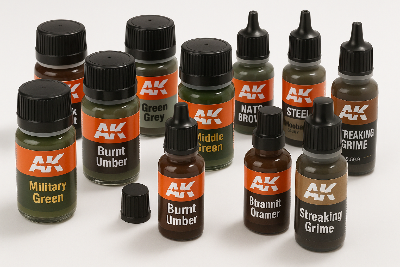 AK-Interactive Modeling Paints & Weathering Products