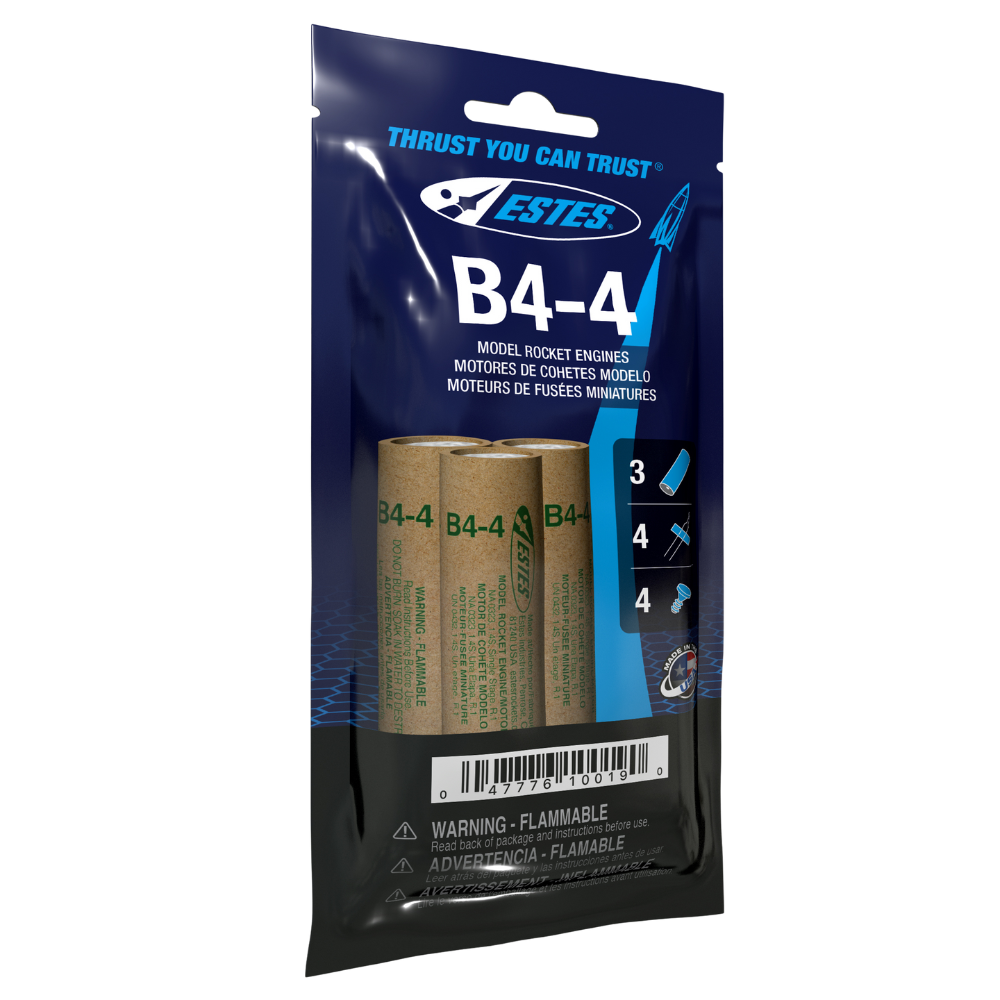 Estes Double Pack - B4-4 Engines x2 (6 Engines)