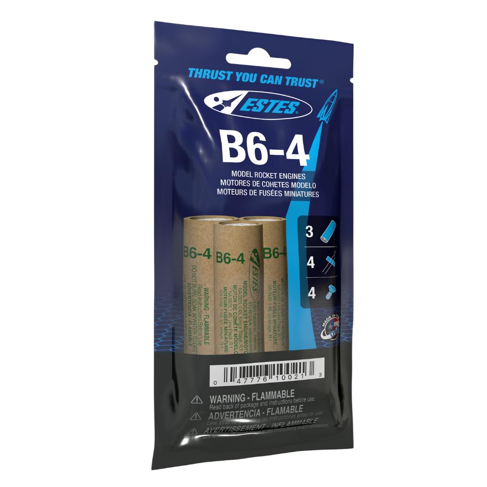 Estes Launch Day Pack - B6-4 Engines x3 (9 Engines)