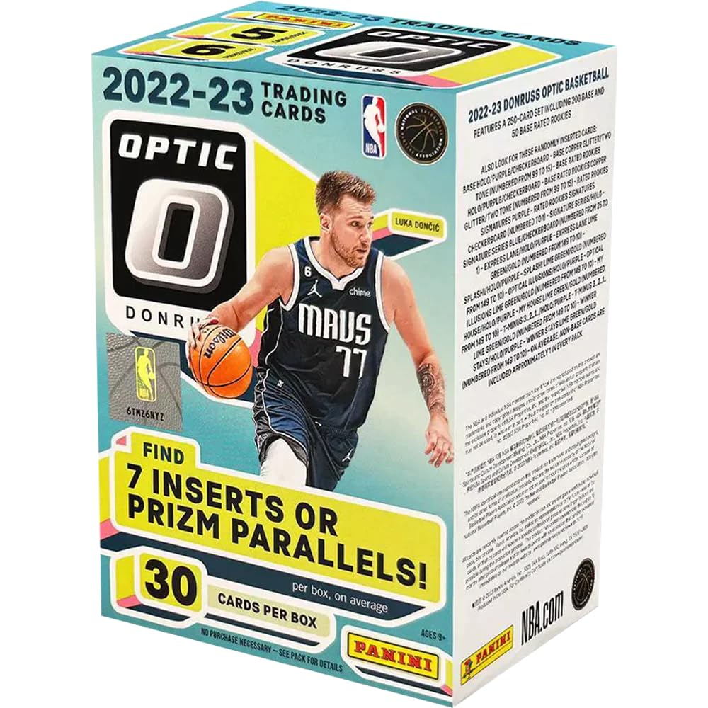 2022-23 Donruss Optic NBA Basketball Value Blaster Box Factory Sealed 6 Packs Per Box - Fiveboyz