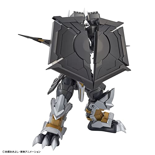 Bandai Figure-Rise Black WarGreymon Amplified - close-up detail