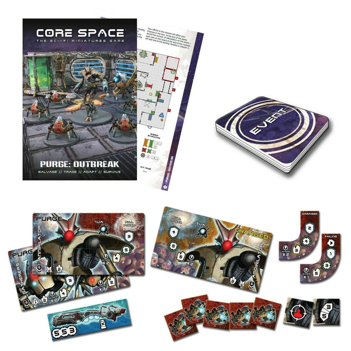 Core Space: Purge Outbreak Expansion - packaging