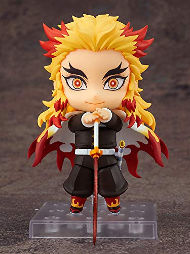 Good Smile Company Demon Slayer: Kimetsu no Yaiba: Kyojuro Rengoku Nendoroid Action Figure - Fiveboyz