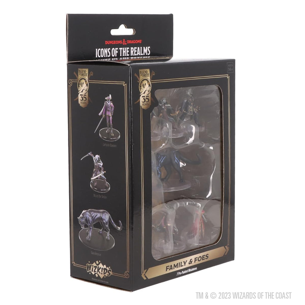 D&D Legend of Drizzt Family and Foes Boxed Set - detail view