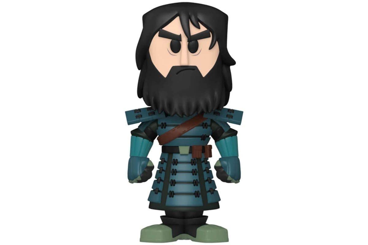 Funko Samurai Jack - Armored Jack Soda Vinyl Figure, 10 cm Height - Fiveboyz