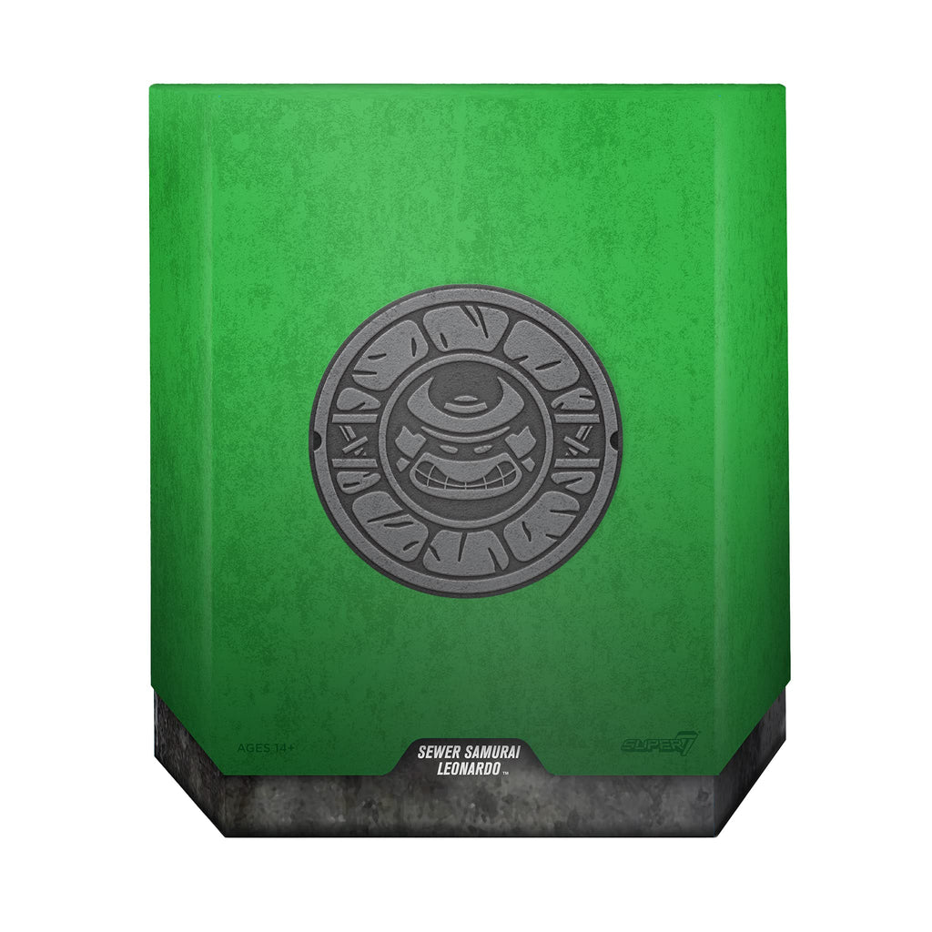 TMNT Ultimates Leo the Sewer Samurai Action Figure - close-up view