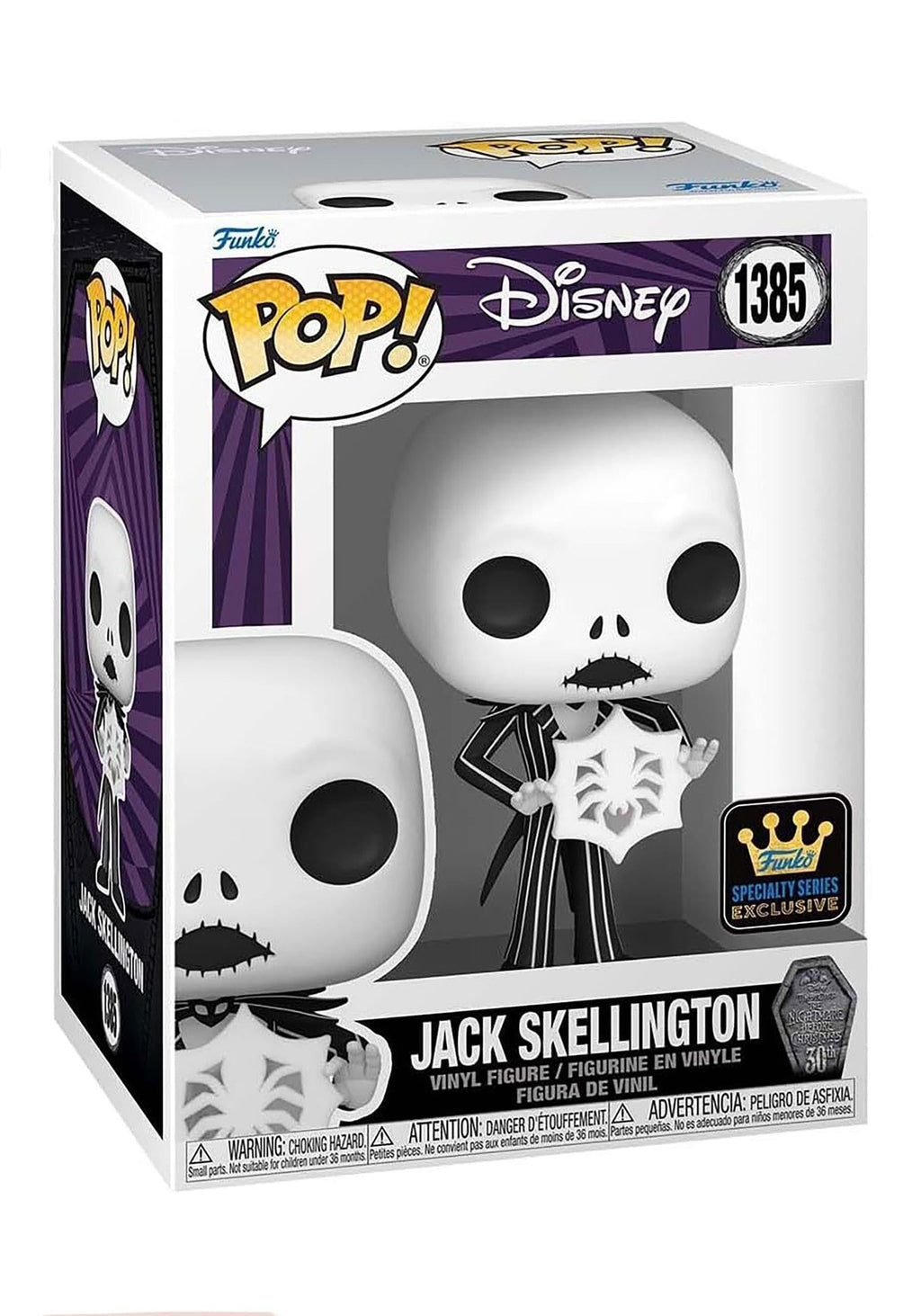 Funko Pop Jack Skellington 30th - packaging