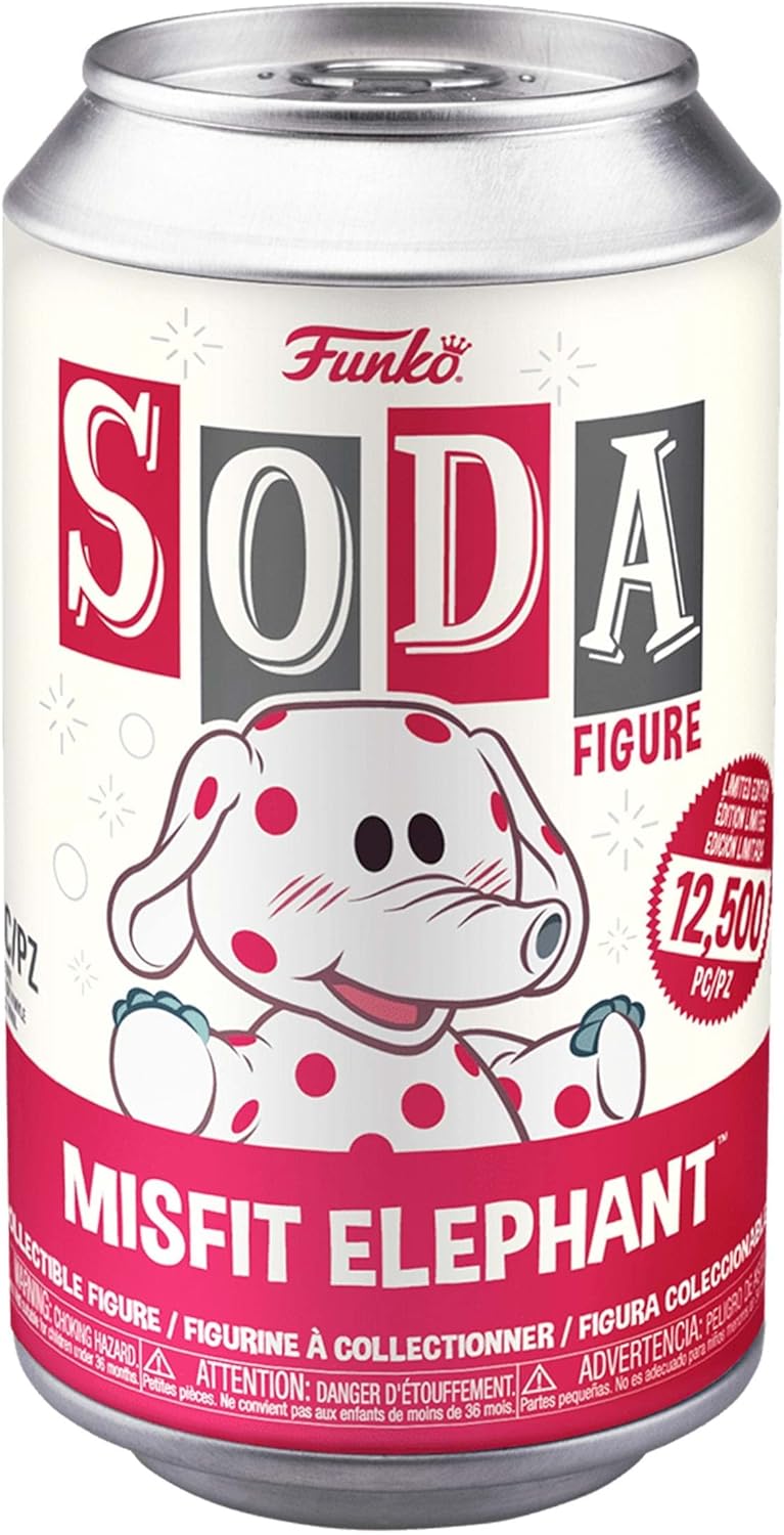 FUNKO VINYL SODA: Rudolph - Misfit Elephant | Limited Edition Collectible Figure with Chase Variant - Fiveboyz