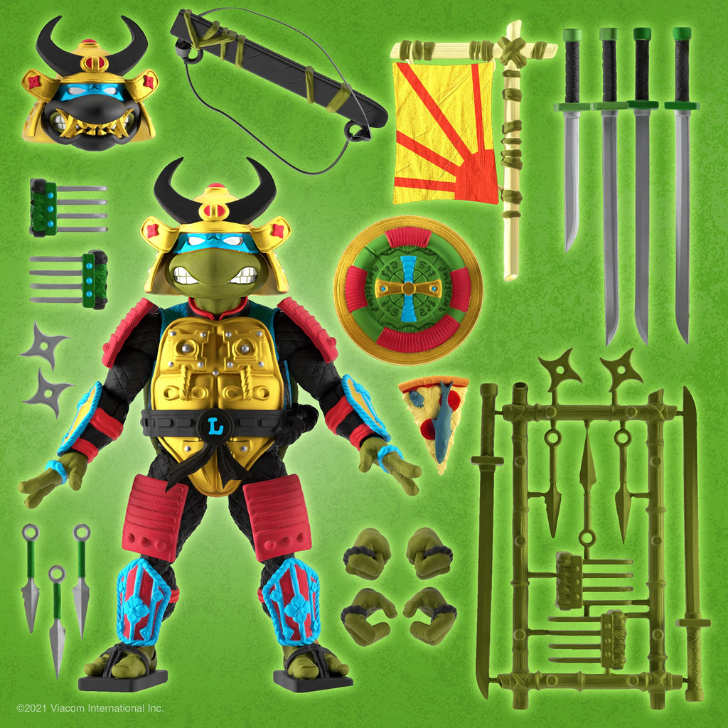 TMNT Ultimates Leo the Sewer Samurai Action Figure - packaging