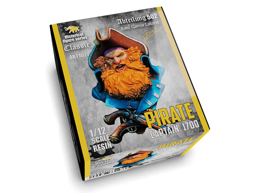 Abteilung 502 Pirate Captain Resin Figure - product photo
