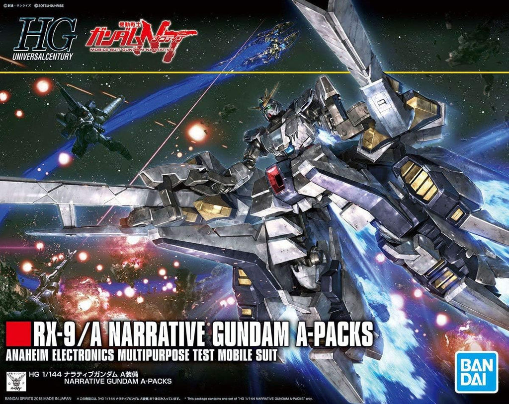 Bandai Hobby HGUC 1/144 Narrative Gundam A Pack Model Kit #218 - Premium Gundam NT Scale Model Building Kit - Fiveboyz