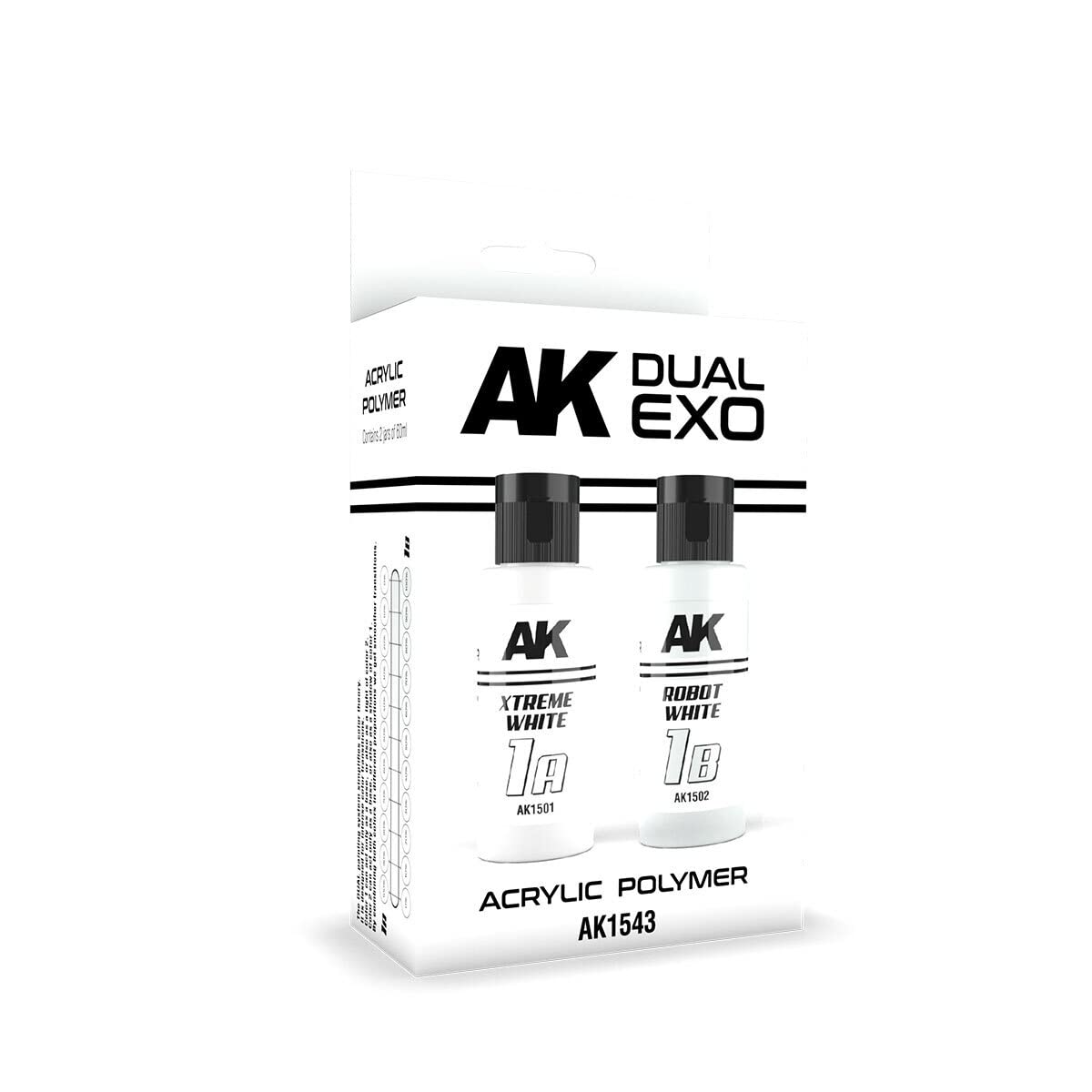 AK Interactive Xtreme White and Robot White Set - product photo