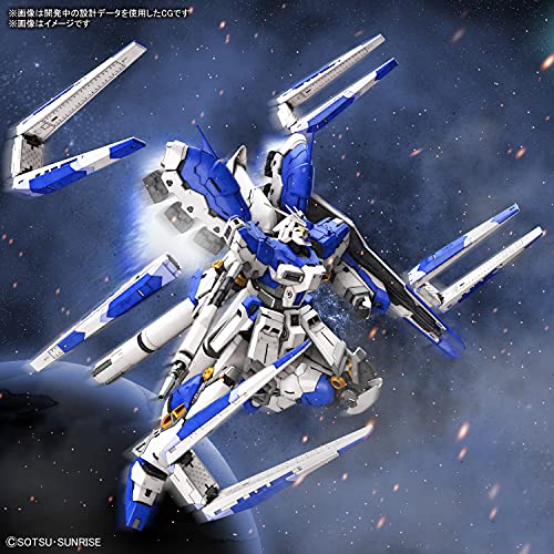 Bandai Hobby - Char's Counterattack Beltorchika Children - #36 Hi-Nu Gundam, Bandai Spirits RG 1/144 Model Kit - Fiveboyz