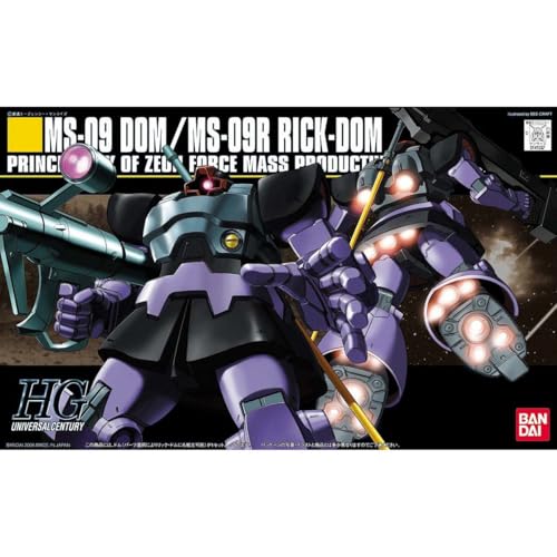 Bandai Spirits #59 Dom/Rick-Dom Mobile Suit Gundam, Bandai HGUC 1/144 - Fiveboyz