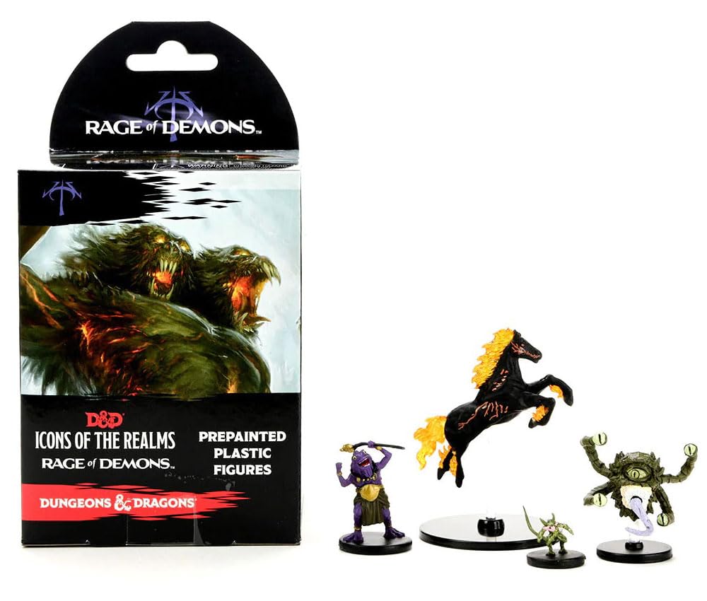 D&D Icons of the Realms Rage of Demons Booster - packaging