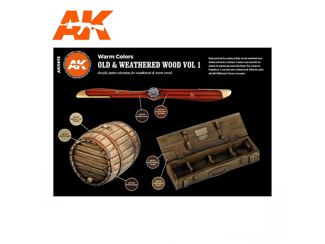 AK Interactive Weathered Wood Vol 1 - alternate angle