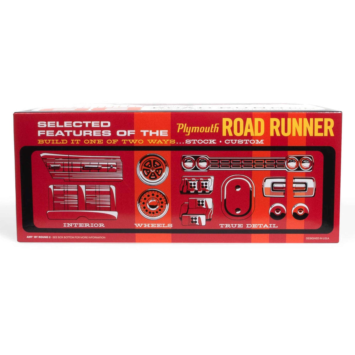 AMT 1968 Plymouth Road Runner 1:25 - packaging