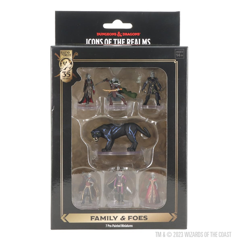 D&D Legend of Drizzt Family and Foes Boxed Set - alternate angle