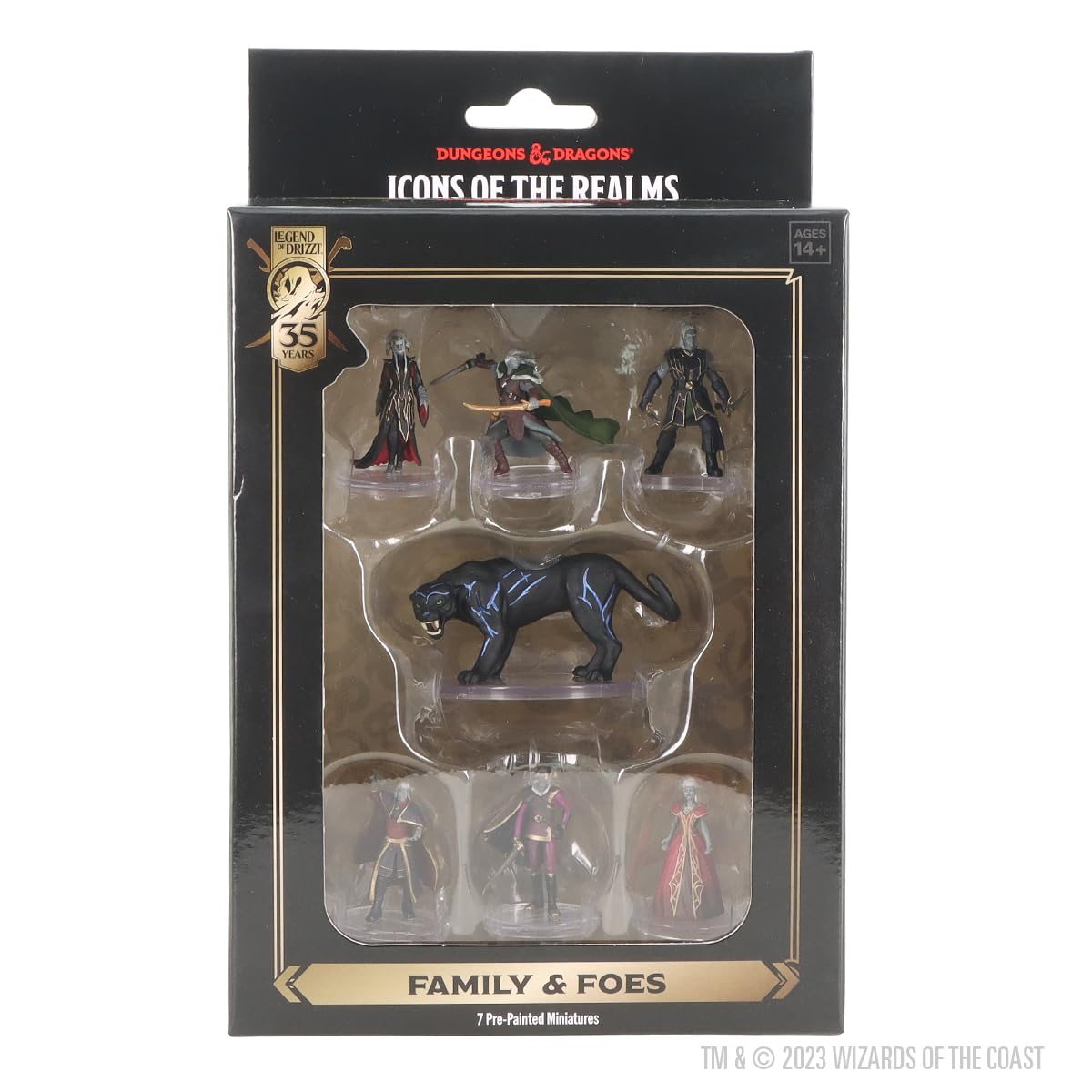 D&D Legend of Drizzt Family and Foes Boxed Set - alternate angle