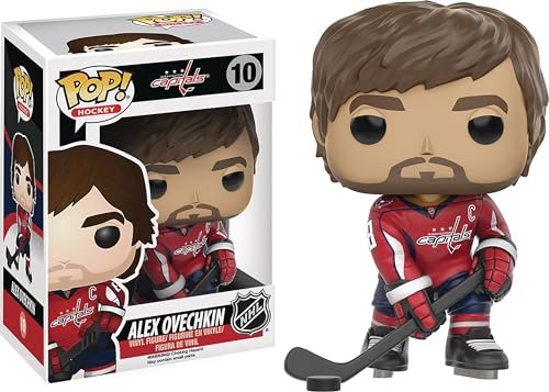 Funko POP NHL #10 Alex Ovechkin Hockey Vinyl Figure with Soft Protector