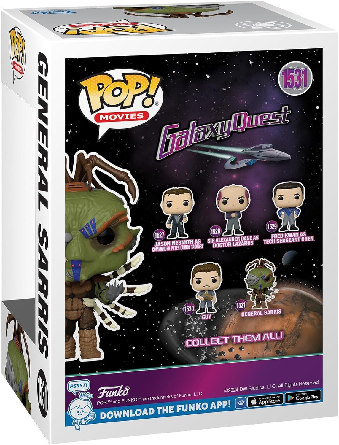 Funko POP! Movies: Galaxy Quest – Sarris - Collectable Vinyl Figure - Official Merchandise - Toys for Kids & Adults - Movies Fans - Model Figure for Collectors and Display