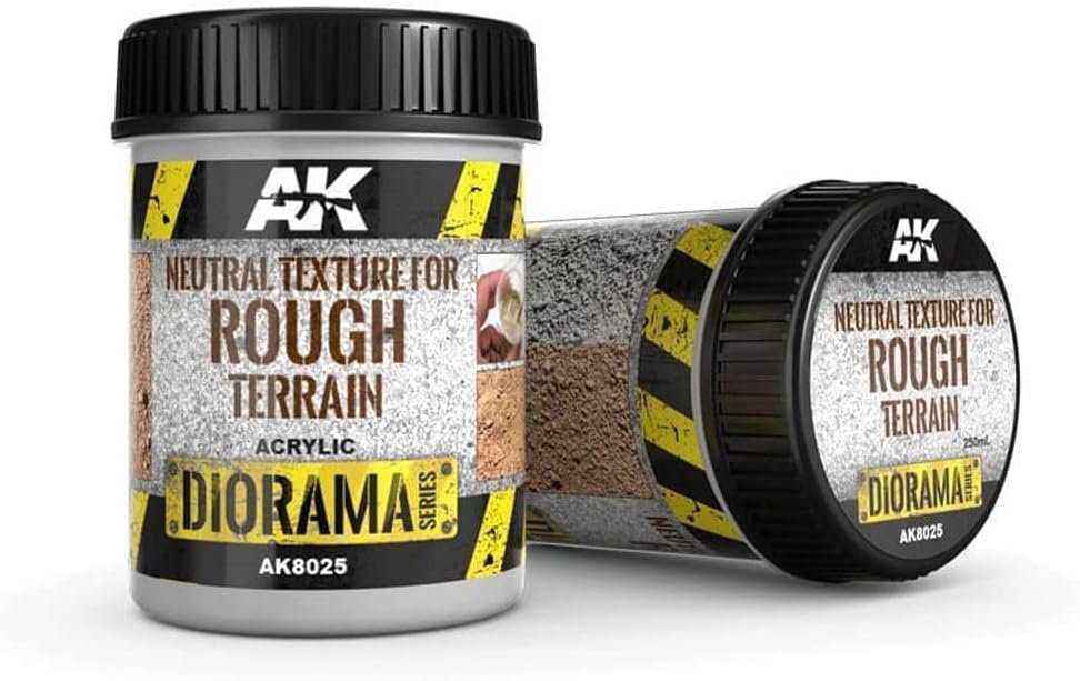 AK Interactive : Terrains Texture Irregular Soils Pasta – 250 ml – Basic Product (Acrylic)