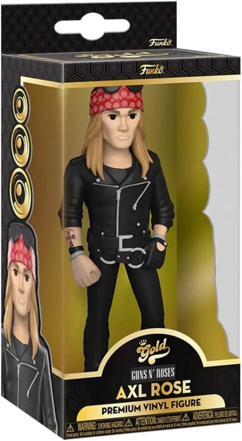 Funko Gold Vinyl: Guns N' Roses - Axl Rose, 5 Inch Premium Vinyl Figure with Chase (Styles May Vary)