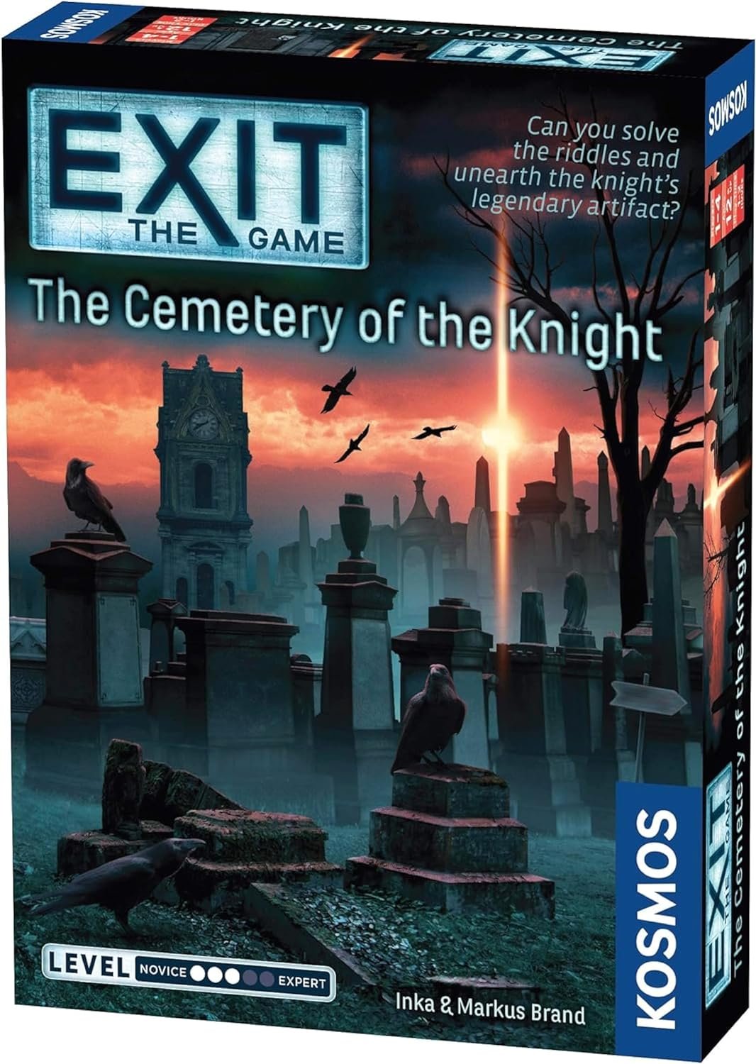 Exit: The Sacred Temple (with Jigsaw Puzzles) | Exit: The Game - A Kosmos Game | Family-Friendly, Jigsaw Puzzle-Based at-Home Escape Room Experience for 1 to 4 Players, Ages 10+