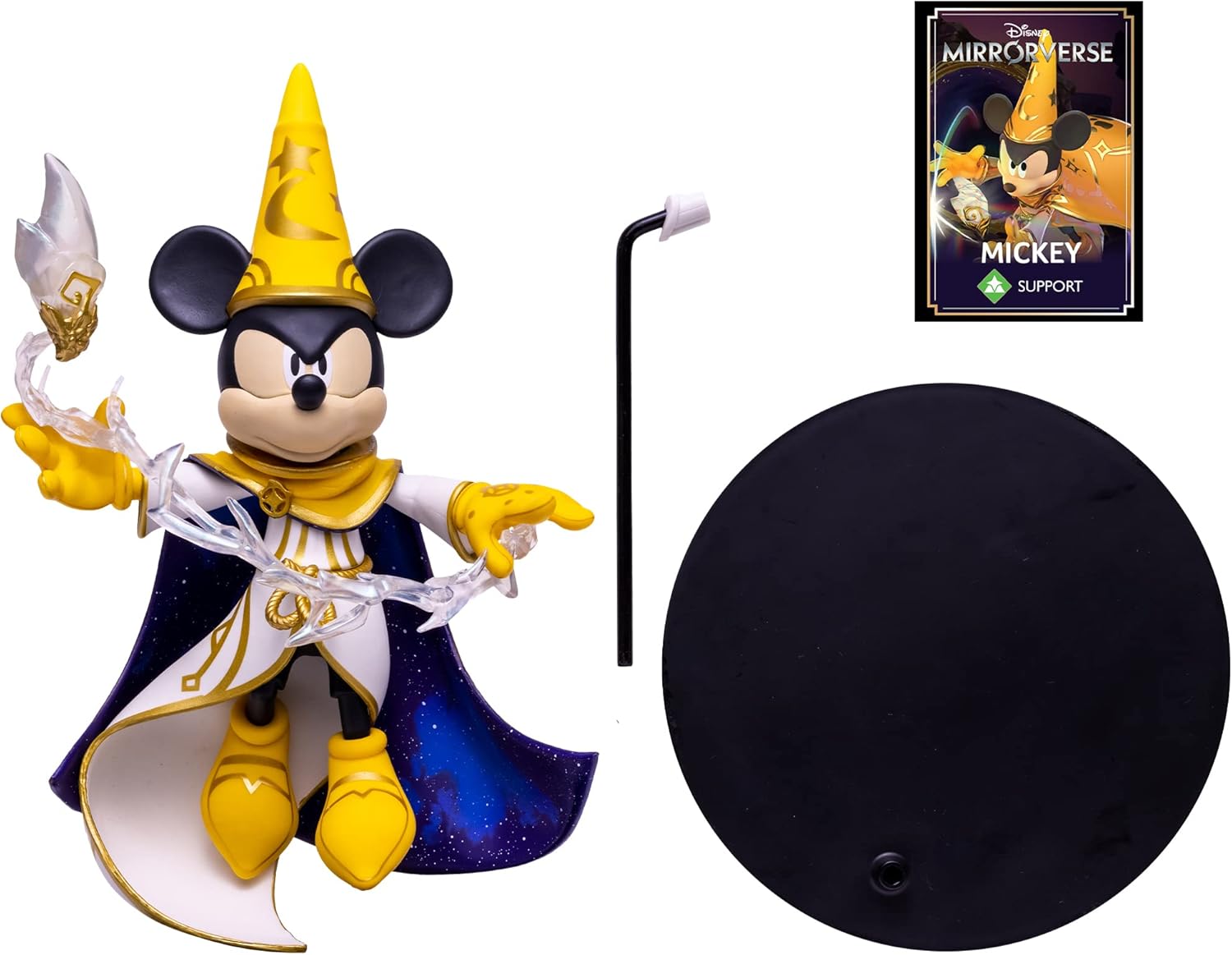 Disney Mirrorverse Mickey Mouse 12 Inch Deluxe Action Figure - Premium Collectible with Detailed Armor and Accessories - Fiveboyz