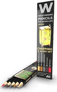AKI Weathering Pencil Set - Chipping and Aging