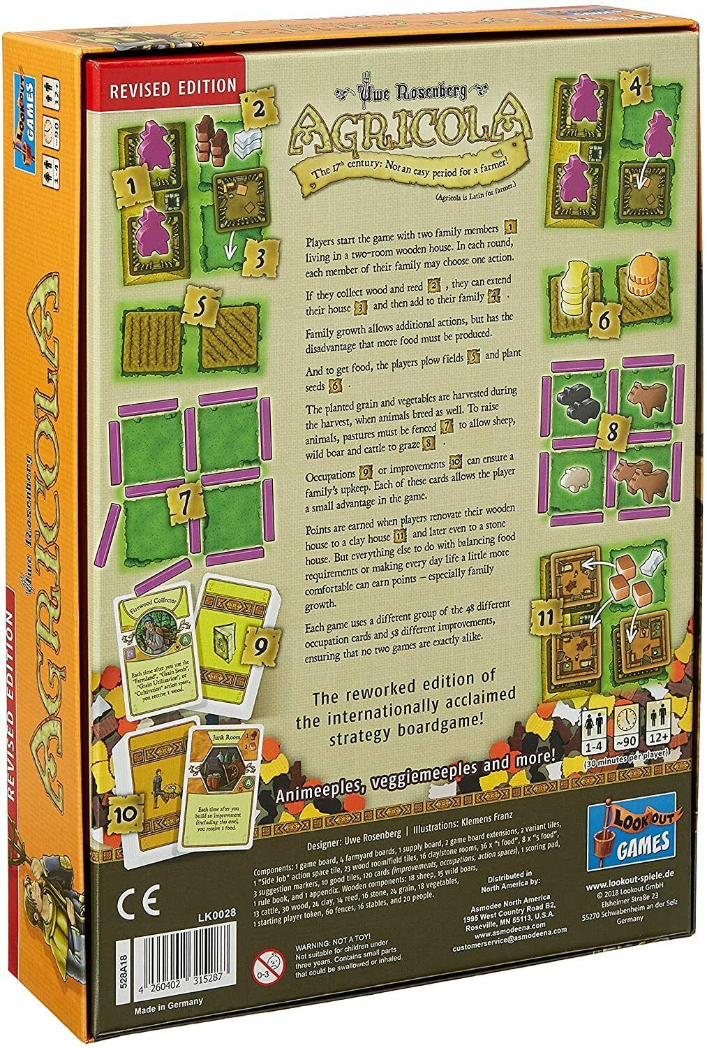 Agricola Board Game Revised Edition.