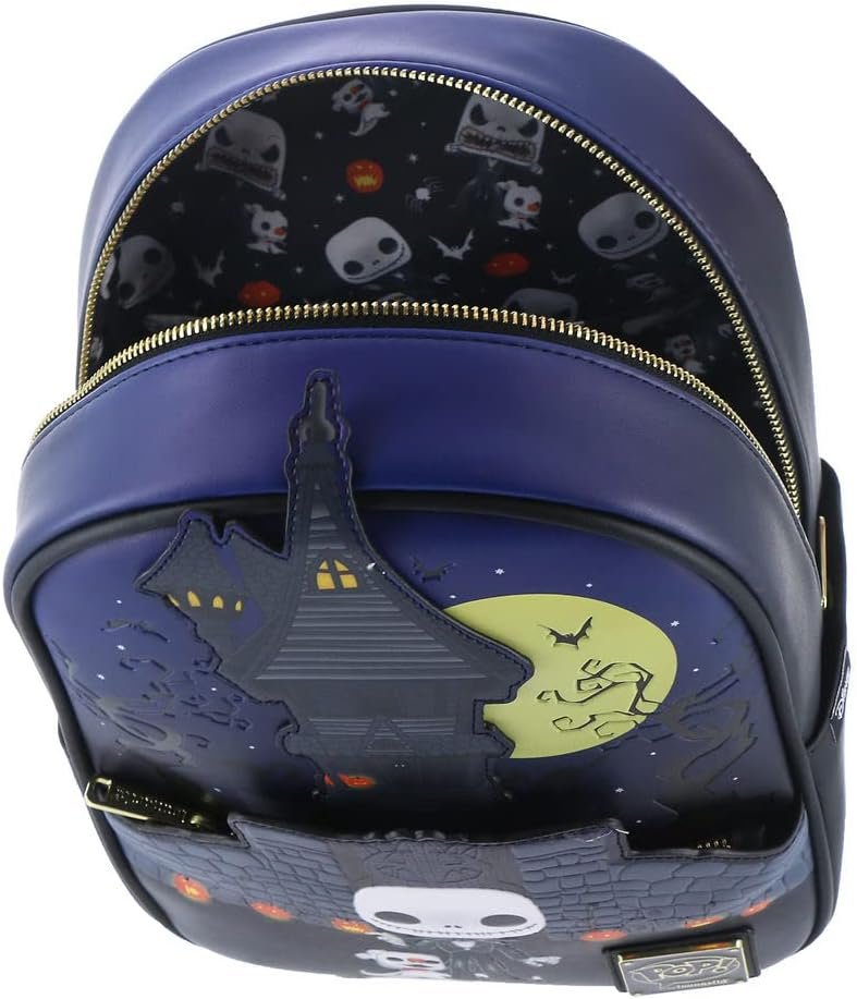 Loungefly Disney NBC Jack Skellington House Mini Backpack