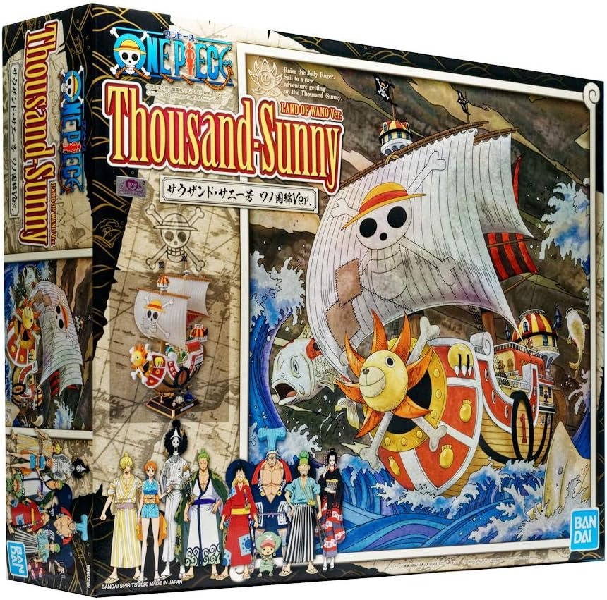 Bandai Hobby One Piece: Thousand Sunny Land of Wano Version, Bandai Spirits SailingShip Collection, BAS5060269, Multi