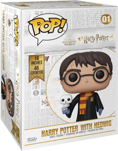 Funko Pop! 18 Inch Harry Potter with Hedwig Super Sized Pop! Vinyl Figure