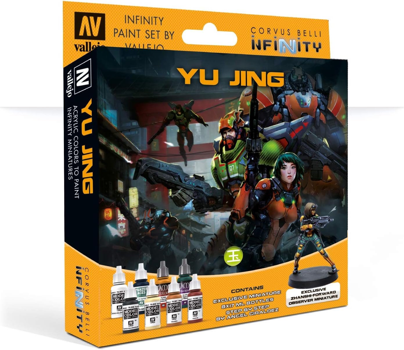 Vallejo VAL70235 AV Model Color Set-Infinity Yu Jing Exclusive, 17 ml (Pack of 8)