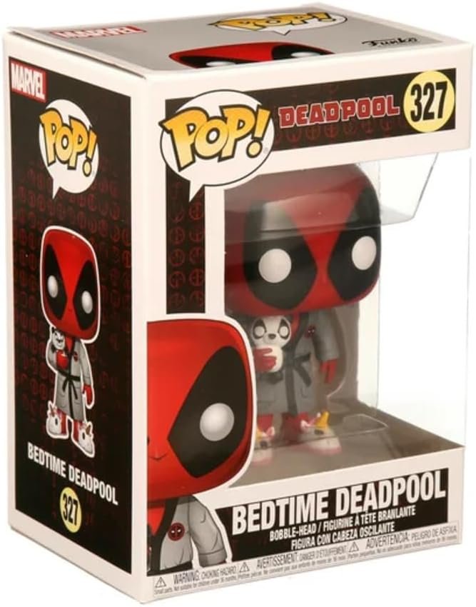 Funko POP! Marvel: Deadpool Playtime - Deadpool in Robe, Multicolor