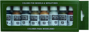 Vallejo Metallic Colors, 17ml (Set of 8)