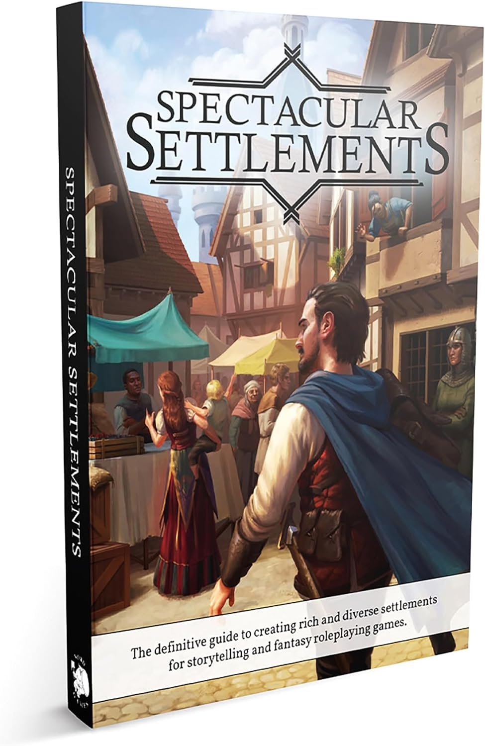 Nord Games: Spectacular Settlements - Hardcover RPG Supplement Book, Build Locations & Utilize Pregenerated Settlements, 5e D&D Roleplaying, 457 Pages