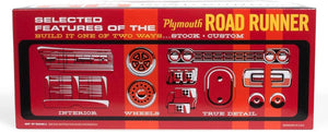 AMT 1968 Plymouth Road Runner Customizing Kit 1:25 Scale Model Kit