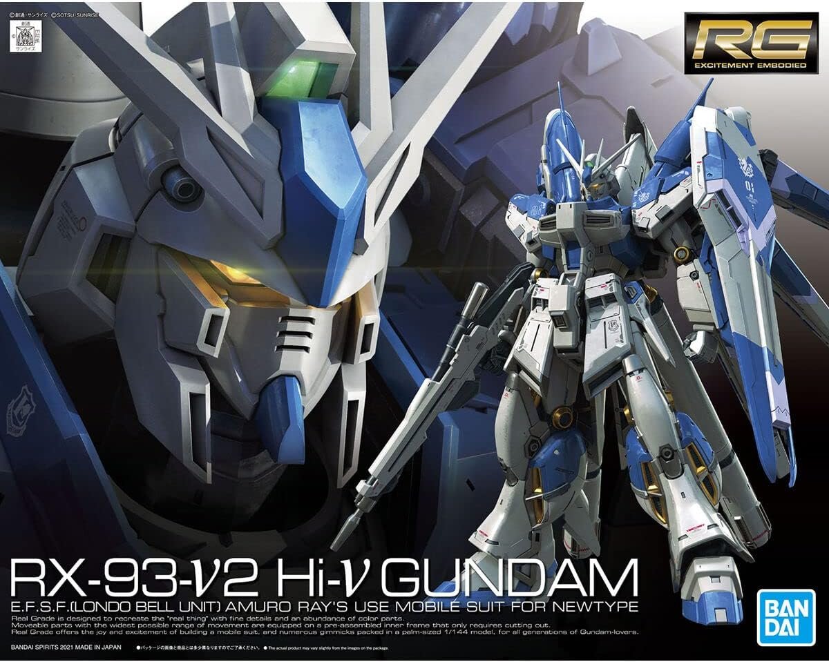 Bandai Hobby RG - #36 Hi-Nu Gundam [Char's Counterattack Beltorchika Children], Bandai Spirits 1/144 (2555540)