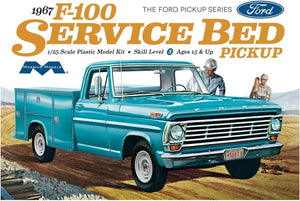 1967 Ford F-100 Service Bed Pickup Plastic Model Kit 1:25