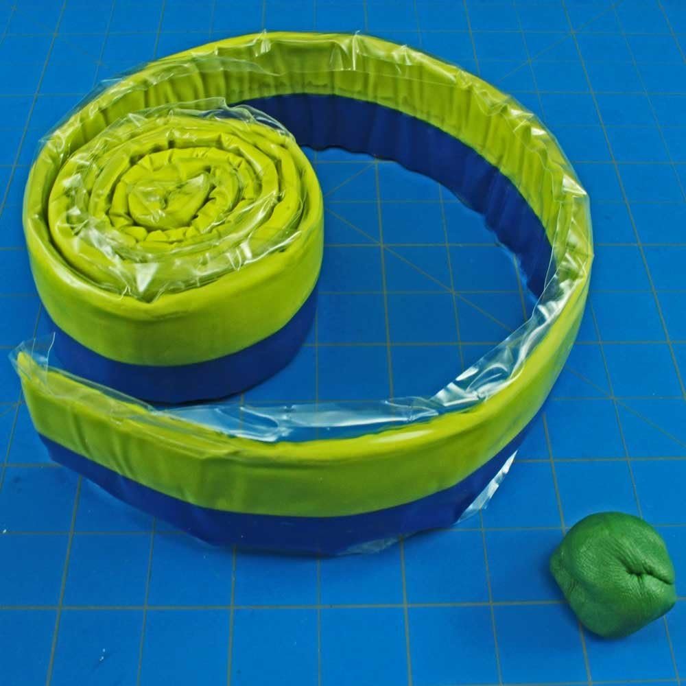 Epoxy Putty Tape, 36 Inches- Blue Yellow with Green Stuff