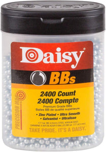 Daisy Premium Grade .177 Cal, 5.1 Grains, Zinc Plated BBS, 2400ct