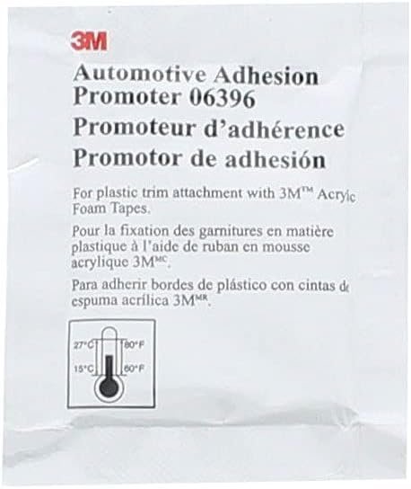 Automotive Adhesion Promoter, Sponge Applicator Packet 06396 2.5 cc/packet