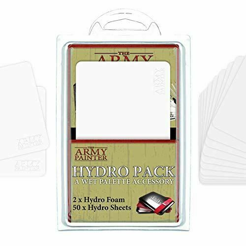 The Army Painter Hydro Pack, 50 Wet Palette Sheets and 2 Sponges Refill Pack.