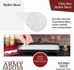 The Army Painter Hydro Pack, 50 Wet Palette Sheets and 2 Sponges Refill Pack.