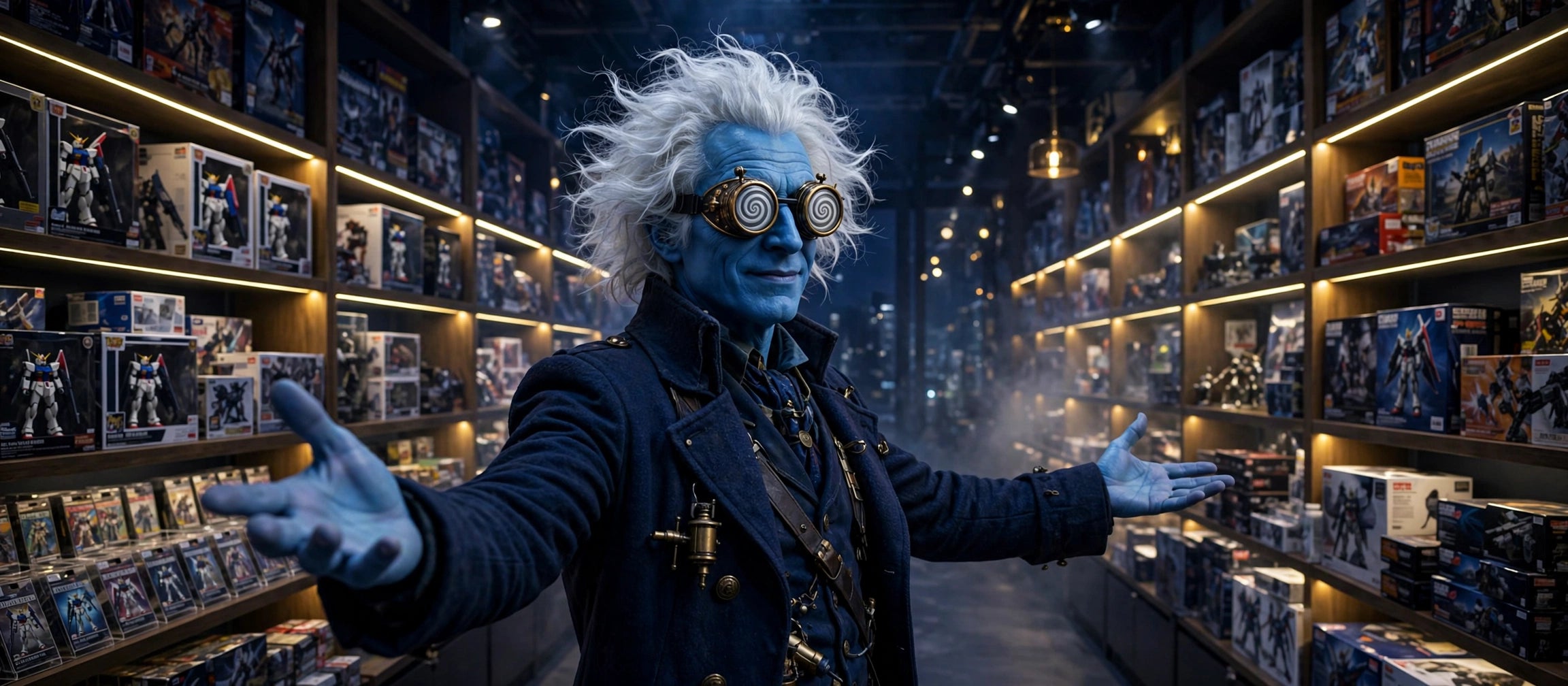 The GeekRx scientist welcoming you to the hobby shop